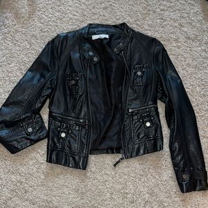 New York & Company Leather Jacket